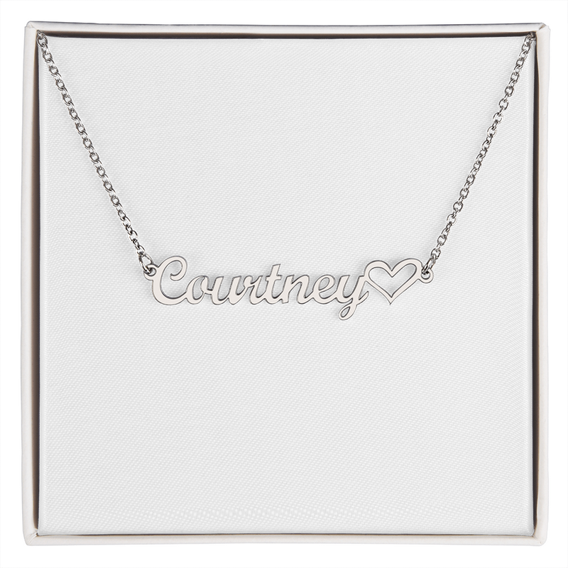 Personalized  Heart Name Necklace
