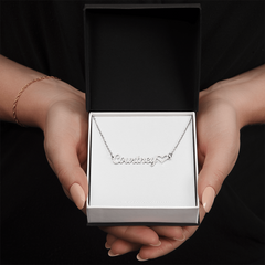 Personalized  Heart Name Necklace