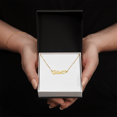 Personalized  Heart Name Necklace