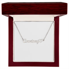 Personalized  Heart Name Necklace