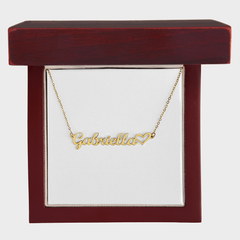 Personalized  Heart Name Necklace